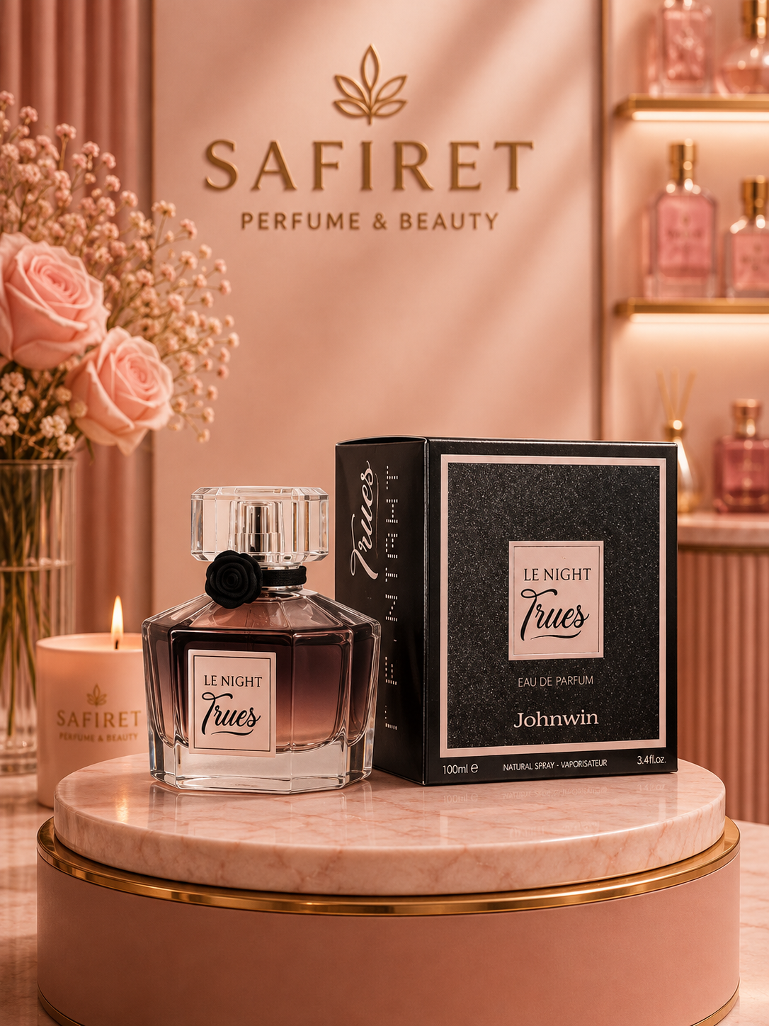 عطر زنانه Johnwin Le Night Trues – حجم 100 میلیلیتر