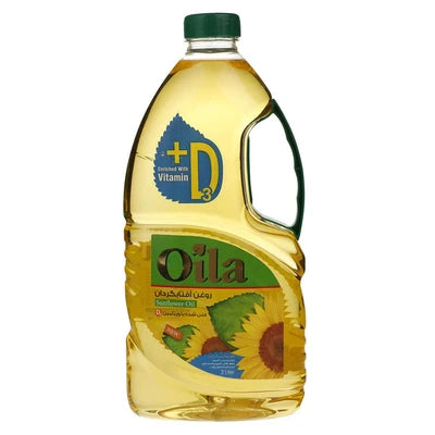 روغن مایع آفتابگردان غنی شده با مینمایم D اویلا ۱۸۰۰ گرم
