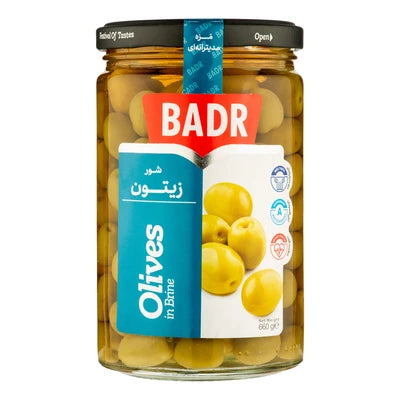 زیتون با هسته معمولی ایرانی بدر ۶۵۰ گرم