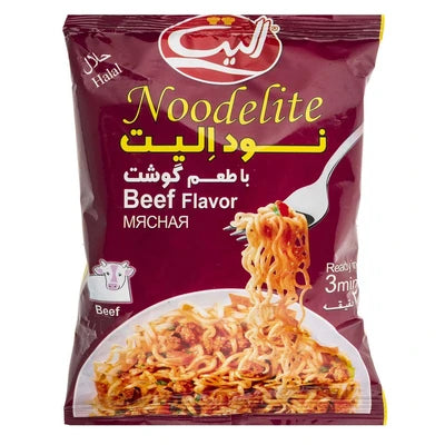 نودل با طعم گوشت الیت ۷۵ گرم