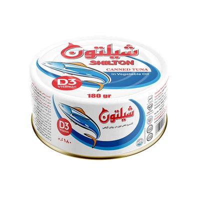 کنسرو ماهی تن در روغن شیلتون ۱۸۰ گرم
