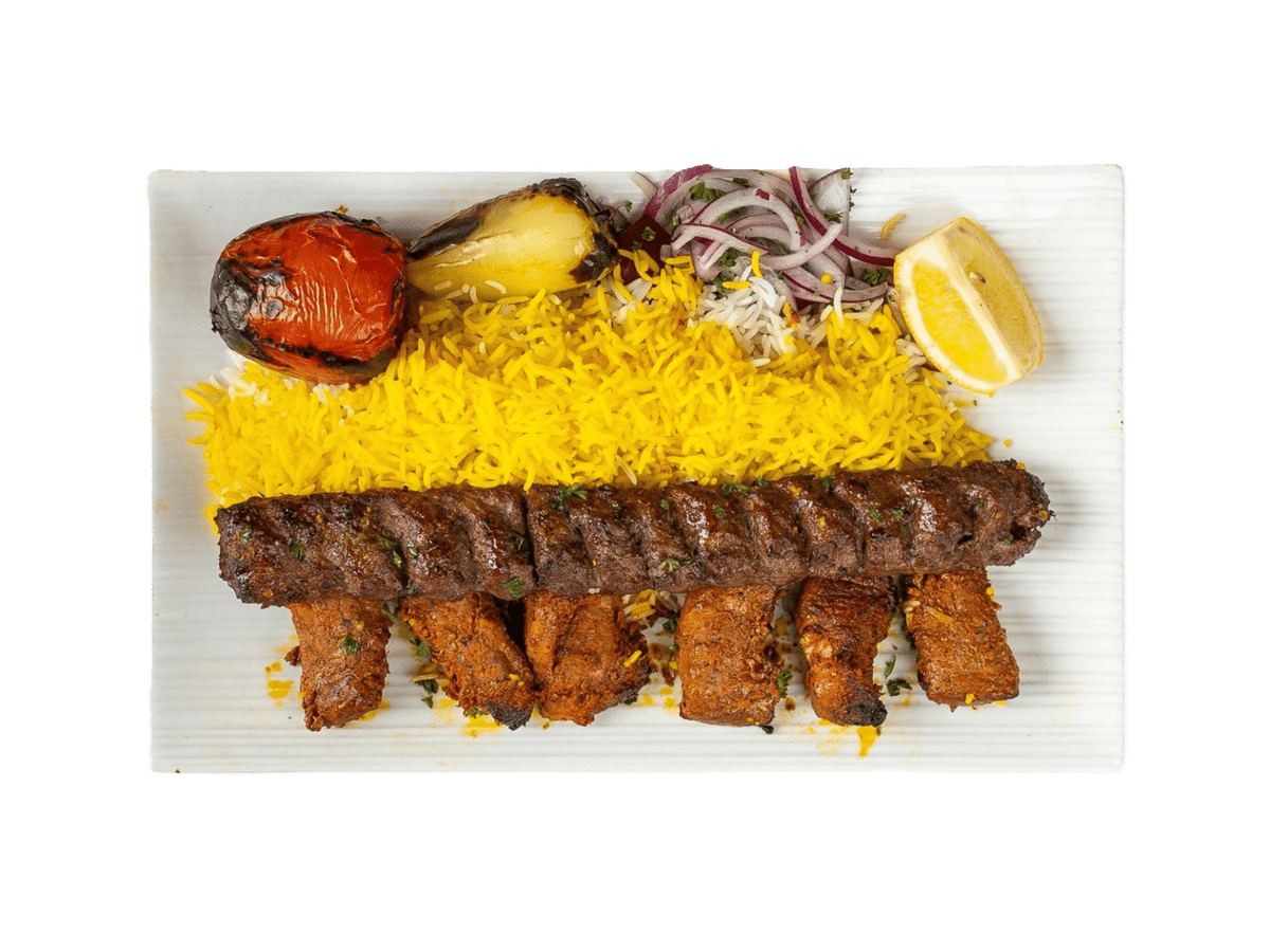 یک پرس سلطانی شیش کباب