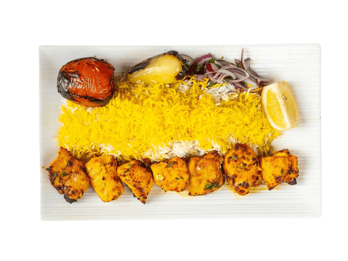 یک پرس جوجه کباب بدون استخوان
