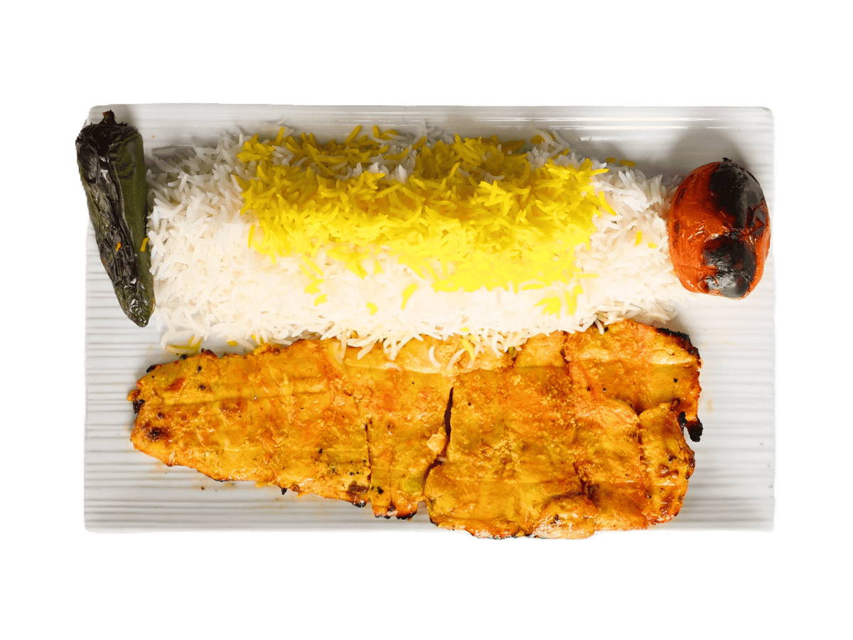 یک پرس برگ جوجه کباب