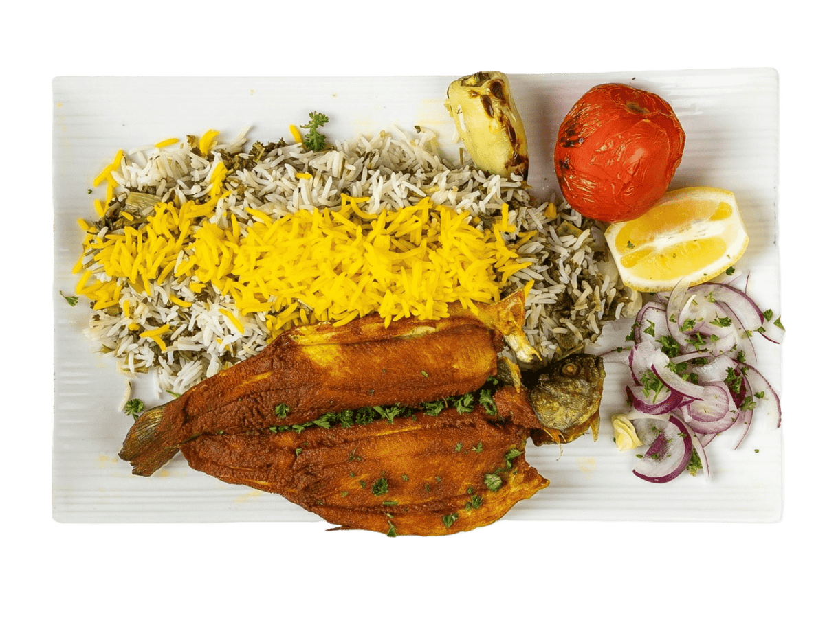 یک پرس ماهی غزل آلا سرخ شده