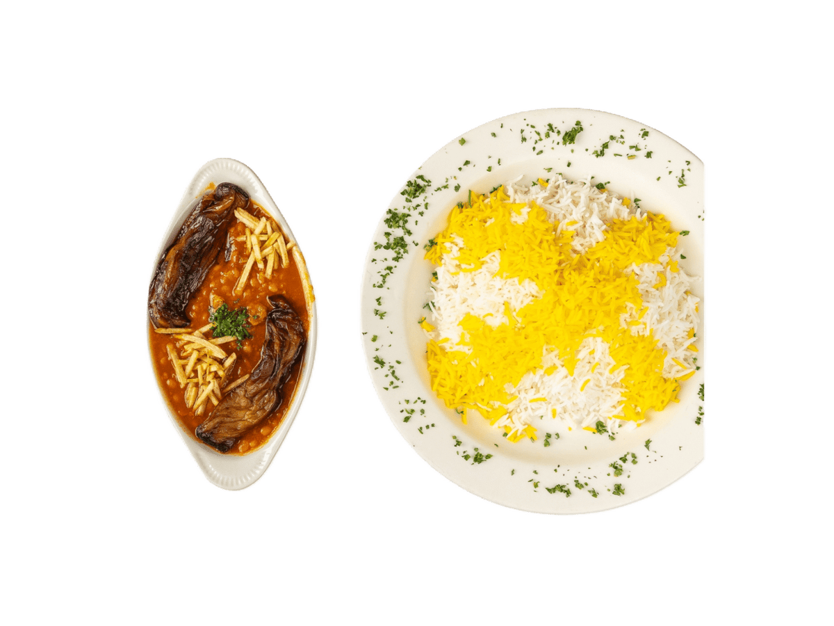 یک پرس قیمه بادنجان